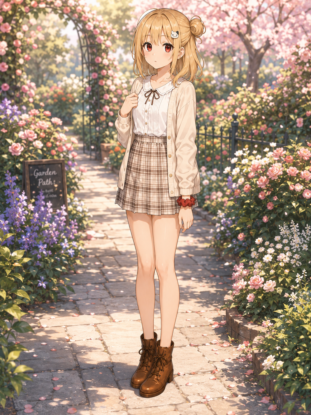 立ち絵キャラクターの基準イラスト